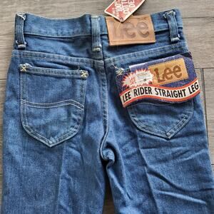 Vtg 80s LEE RIDERS Boys Jeans NWT Deadstock 10 Made in USA Straight Leg Denim